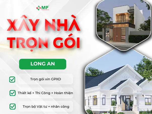 báo giá xây nhà trọn gói Long An 2026