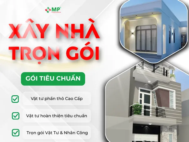 giá xây nhà trọn gói trung bình tiêu chuẩn năm 2026
